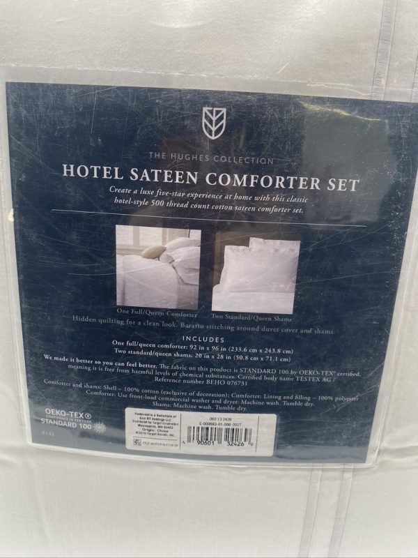 Fieldcrest Hotel Sateen Comforter Set